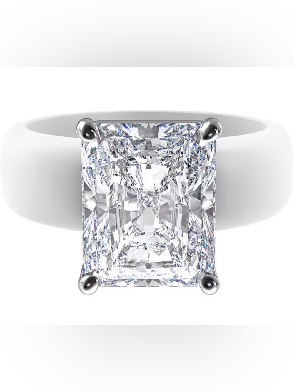 Silicone Solitaire Ring.